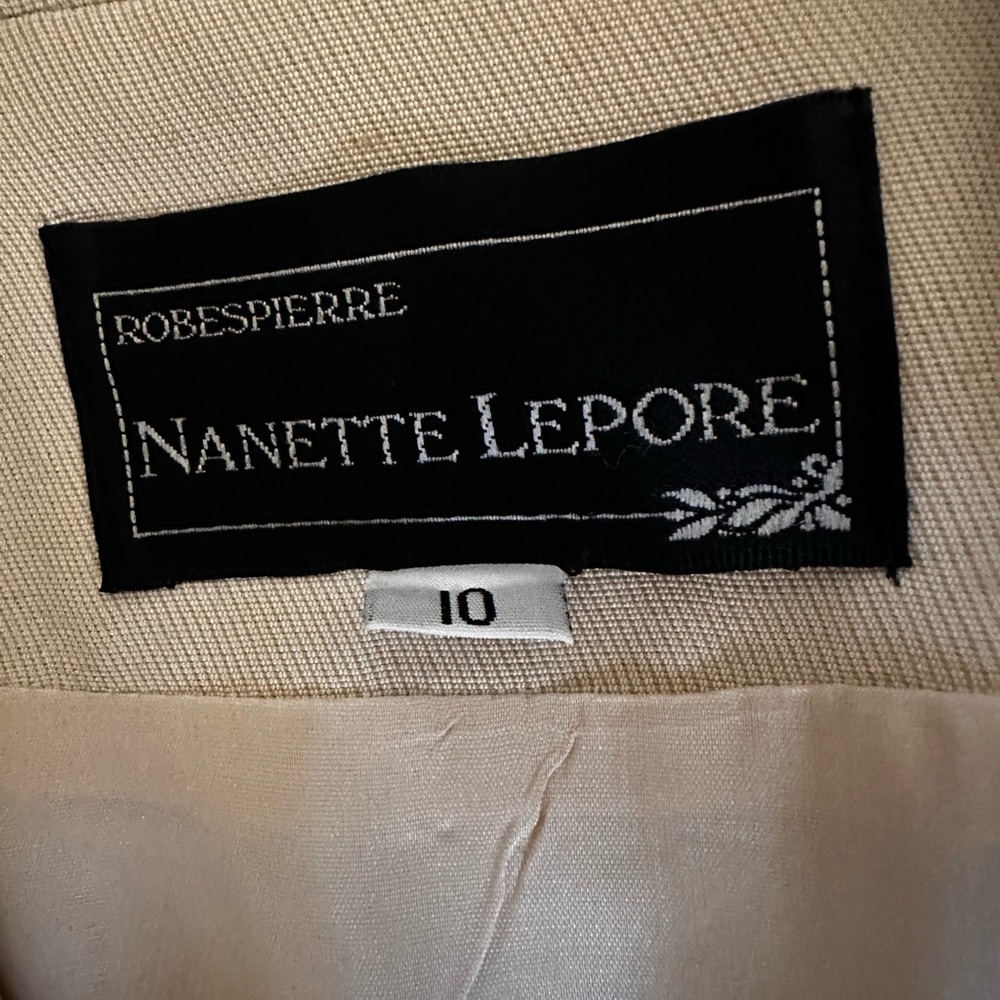 Nanette Lepore Cream Blazer
